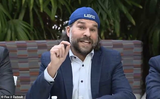 Lions fan Ryan Kennedy denied using racial slurs in his altercation with DK Metcalf