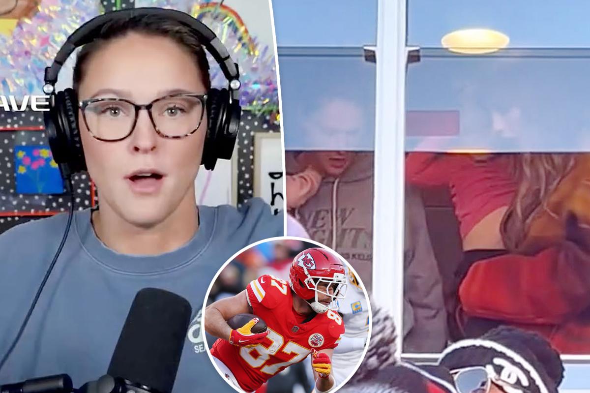 Kylie Kelce details watching Travis' devastating Chiefs game with Taylor Swift that crushed Super Bowl fate