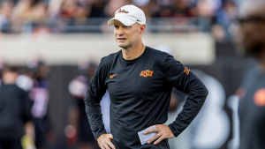 Kevin Johns spent the 2025 season as Oklahoma State's QB coach and offensive play caller.