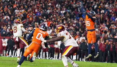 Nik Bonitto preserves Broncos' OT win by swatting away 2-point try