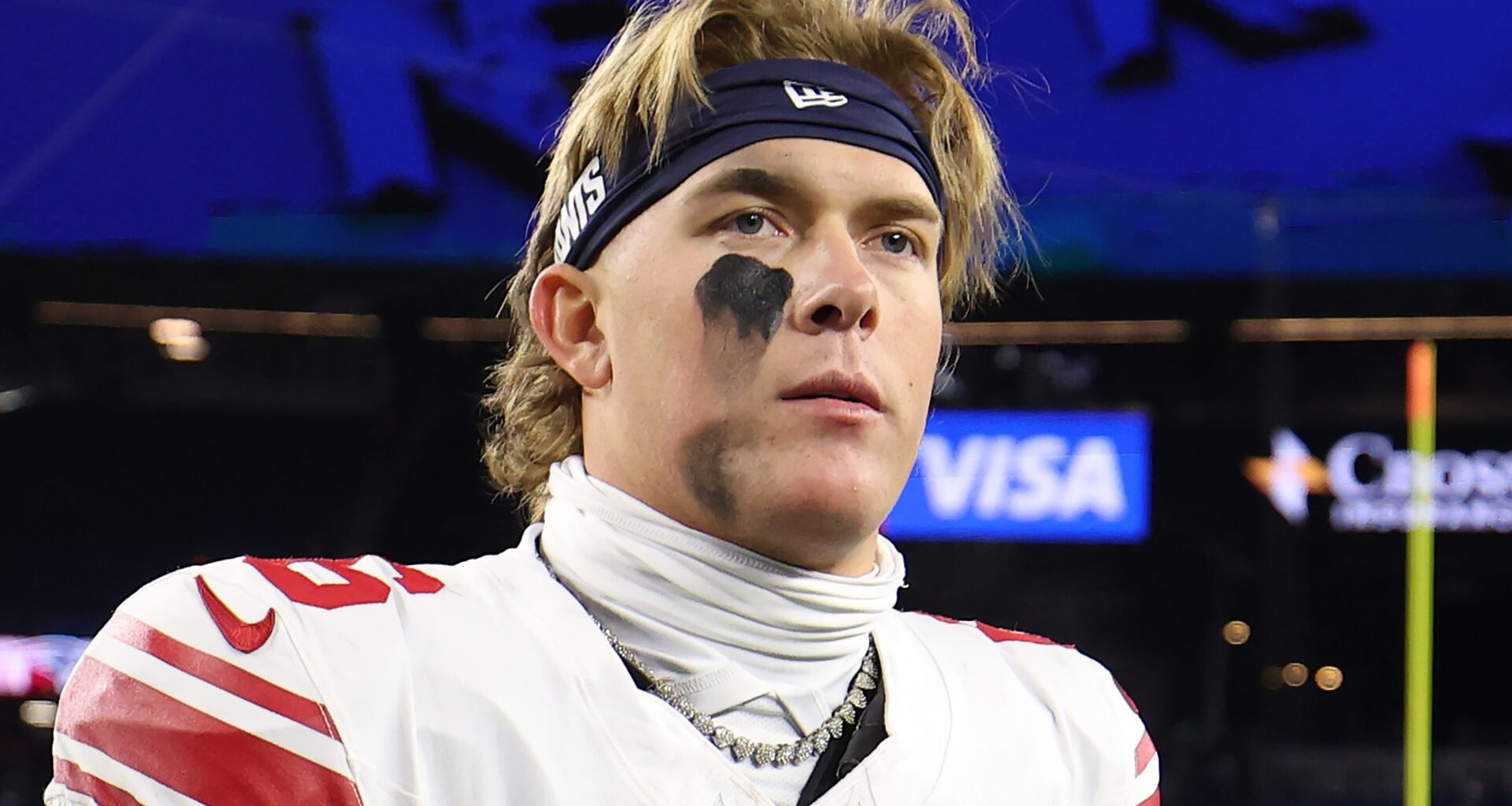 Giants' Jaxson Dart Has Bold Response for Taking Hits vs. Patriots