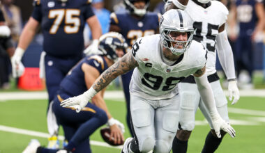 Maxx Crosby Throws Shade at Justin Herbert Over Flopping Incident