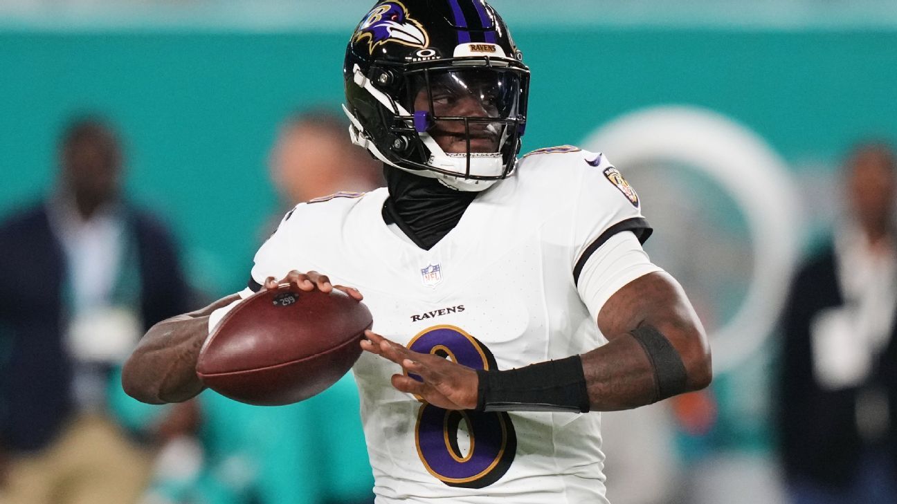 Ravens believe QB Lamar Jackson (ankle) will play vs. Steelers