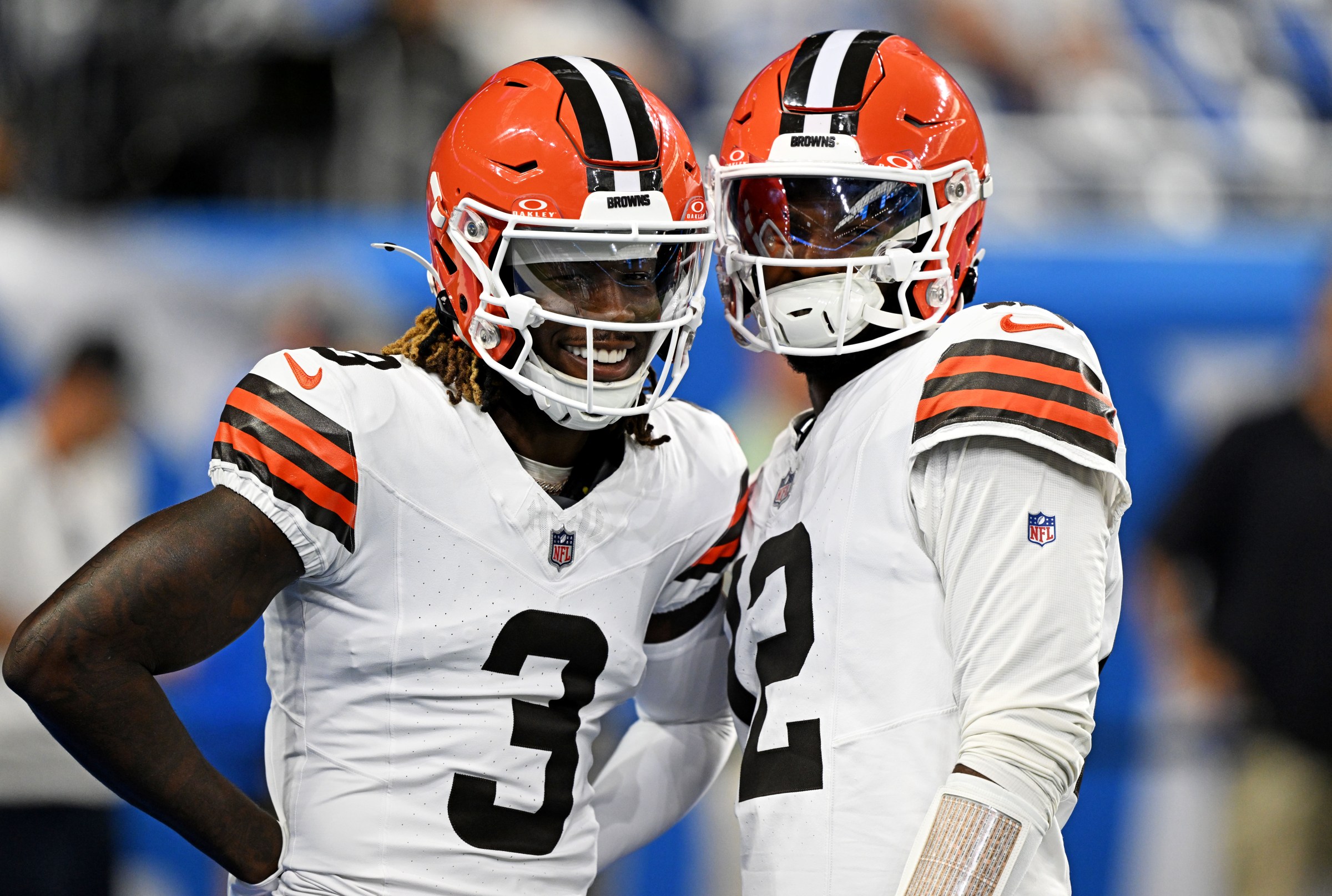 Browns: Sanders, Jeudy brush off sideline tiff