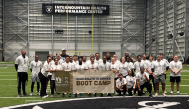 Darren McFadden Reunites With Raiders to Help With USAA’s Salute to Service NFL Boot Camp