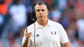 Mario Cristobal responds to Steve Sarkisian's jab in Miami vs. Texas College Football Playoff debate