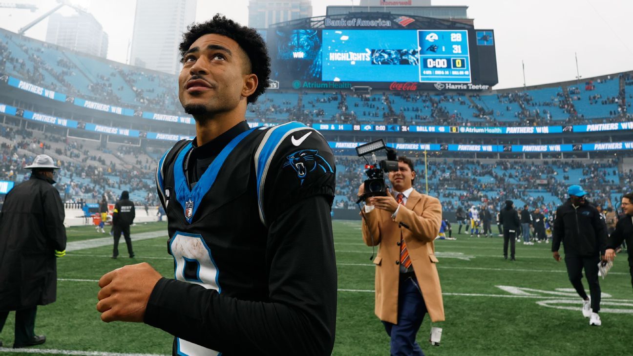 Carolina Panthers top Los Angeles Rams, roll into bye at 7-6