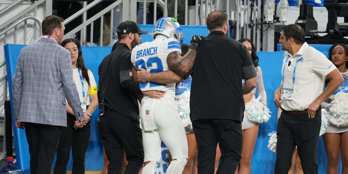 Lions’ safety Brian Branch suffers torn Achilles.