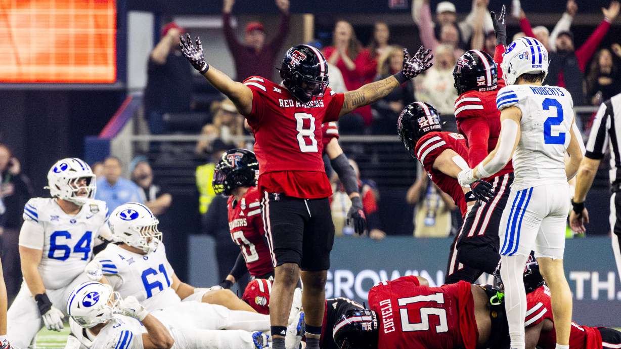 Repeat defeat: No. 4 Texas Tech rolls by No. 11 BYU for 1st Big 12 title