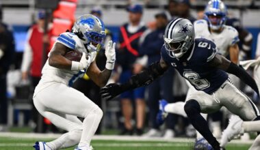 Jahmyr Gibbs' 3 TD runs highlight Lions win over Cowboys