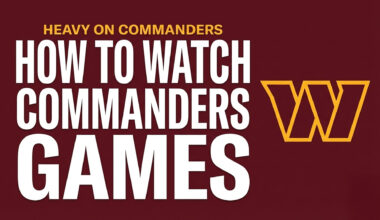 How to Watch Commanders Games Without Cable in 2025