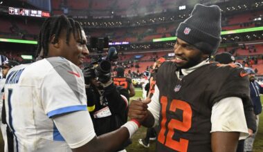 Shedeur Sanders, Cam Ward swap jerseys after rookie QB duel