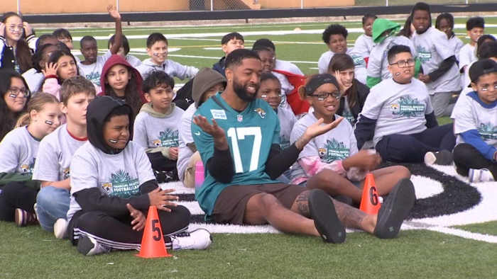 Elementary students get a double training day with the Jags