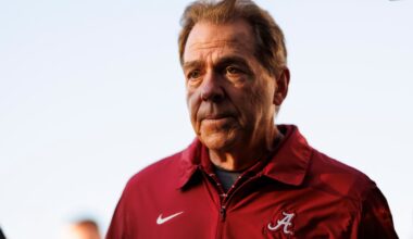 Former head coach Nick Saban of the Alabama Crimson Tide.