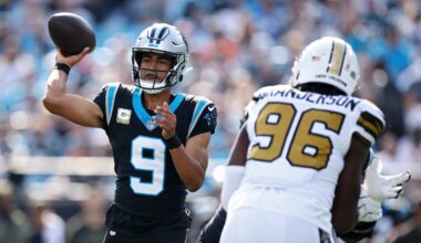 Panthers Push for the Playoffs Begins With the Saints