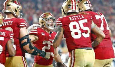 George Kittle: 49ers RB Christian McCaffrey has 'years left in the tank'