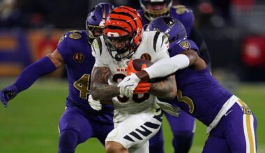 Chase Brown among anytime touchdown scorer bets for Ravens vs. Bengals