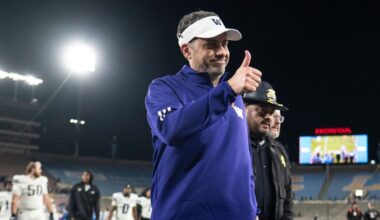 Jedd Fisch brushes off Michigan talk, focuses on Washington's showdown with Boise State in LA Bowl
