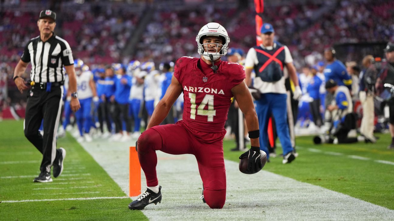 Michael Wilson responds well in role as WR1 for Cardinals