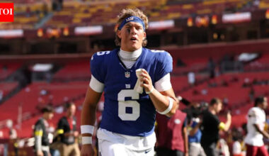 Will Jaxson Dart play tonight against the Washington Commanders? Latest injury update on the New York Giants’ QB | NFL News