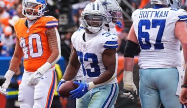 Javonte Williams shining despite Cowboys' flagging run game