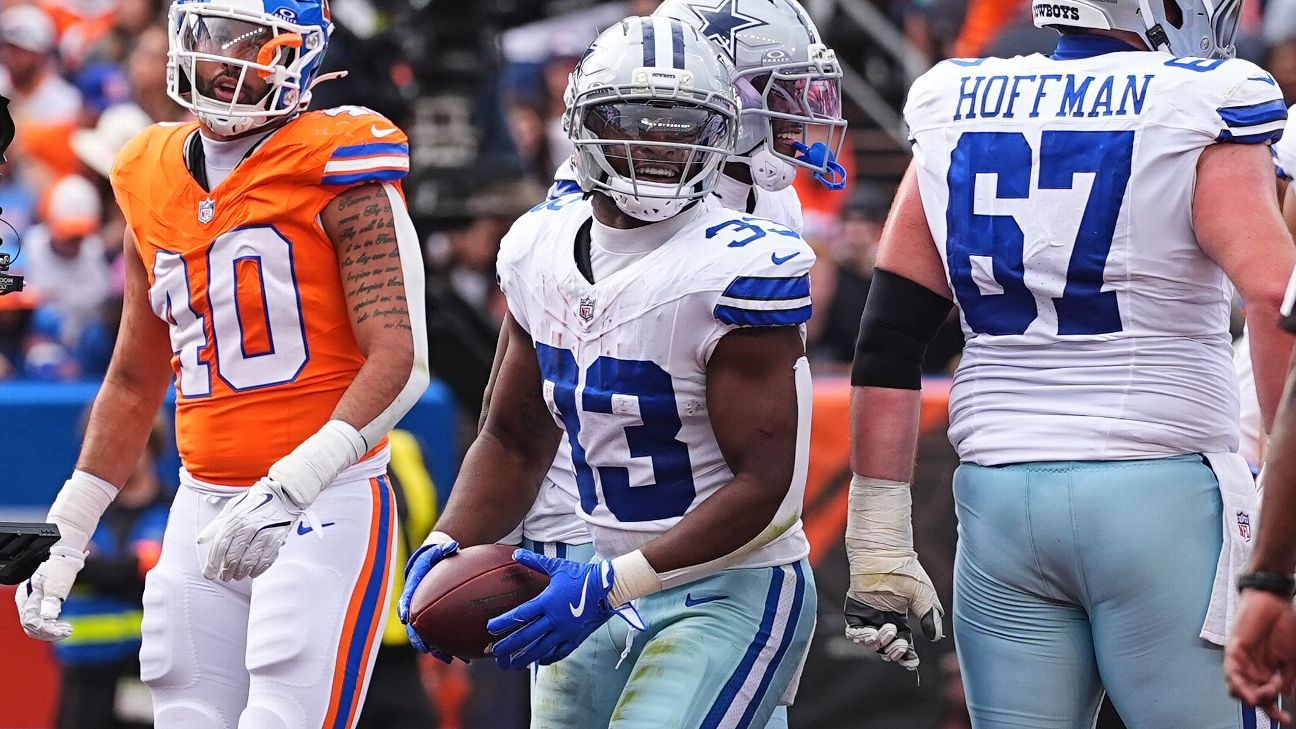 Javonte Williams shining despite Cowboys' flagging run game