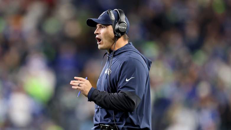 Seattle Seahawks head coach Mike Macdonald