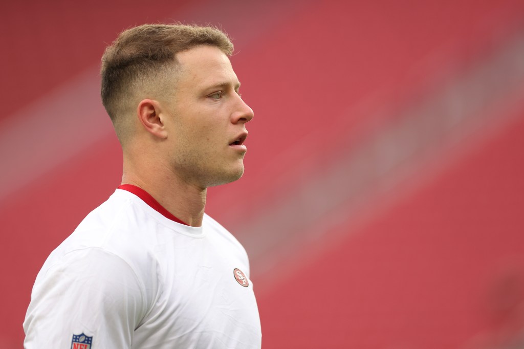 49ers' McCaffrey is active and will play against Tennessee