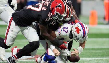 Falcons rookies James Pearce, Jalon Walker on historic sack pace