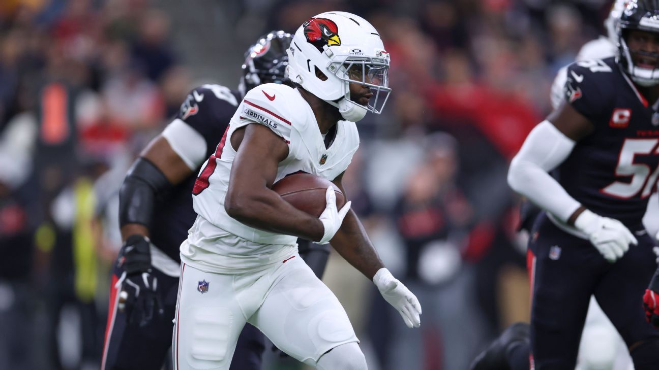 Cardinals put RB Bam Knight (ankle) on IR, ending his season