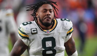 Packers' Josh Jacobs says he hurt his knee again in loss to Broncos. He still wants to play Saturday