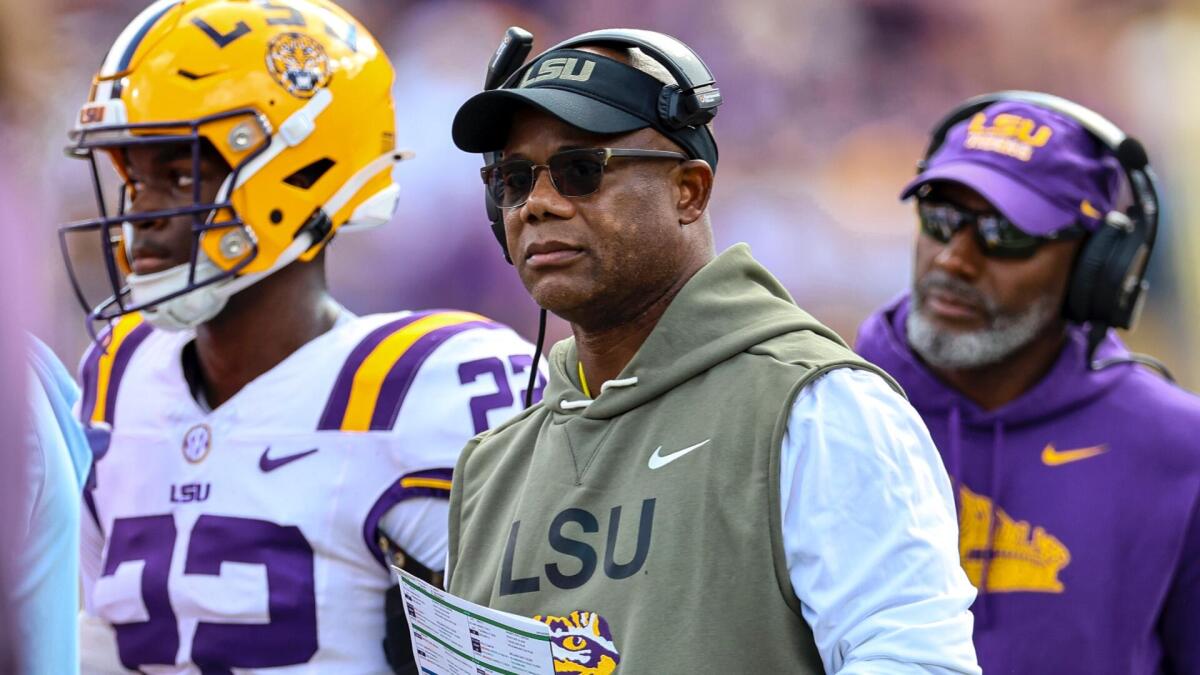Ole Miss expected to hire LSU interim coach Frank Wilson after Tigers' bowl game