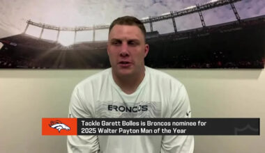 Denver Broncos Walter Payton Man of the Year nominee Garett Bolles joins 'The Insiders'