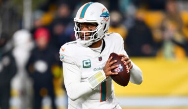 Tua Tagovailoa reacts to being benched by Dolphins with future in doubt