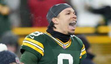 Packers' Matt LaFleur Gives 1-Word Response on Christian Watson's Injury Status