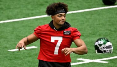 Justin Fields knows how uncertain his Jets future is with sad debut season ending