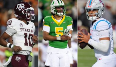 Moneyline, spread for Texas A&M, Oregon, Ole Miss