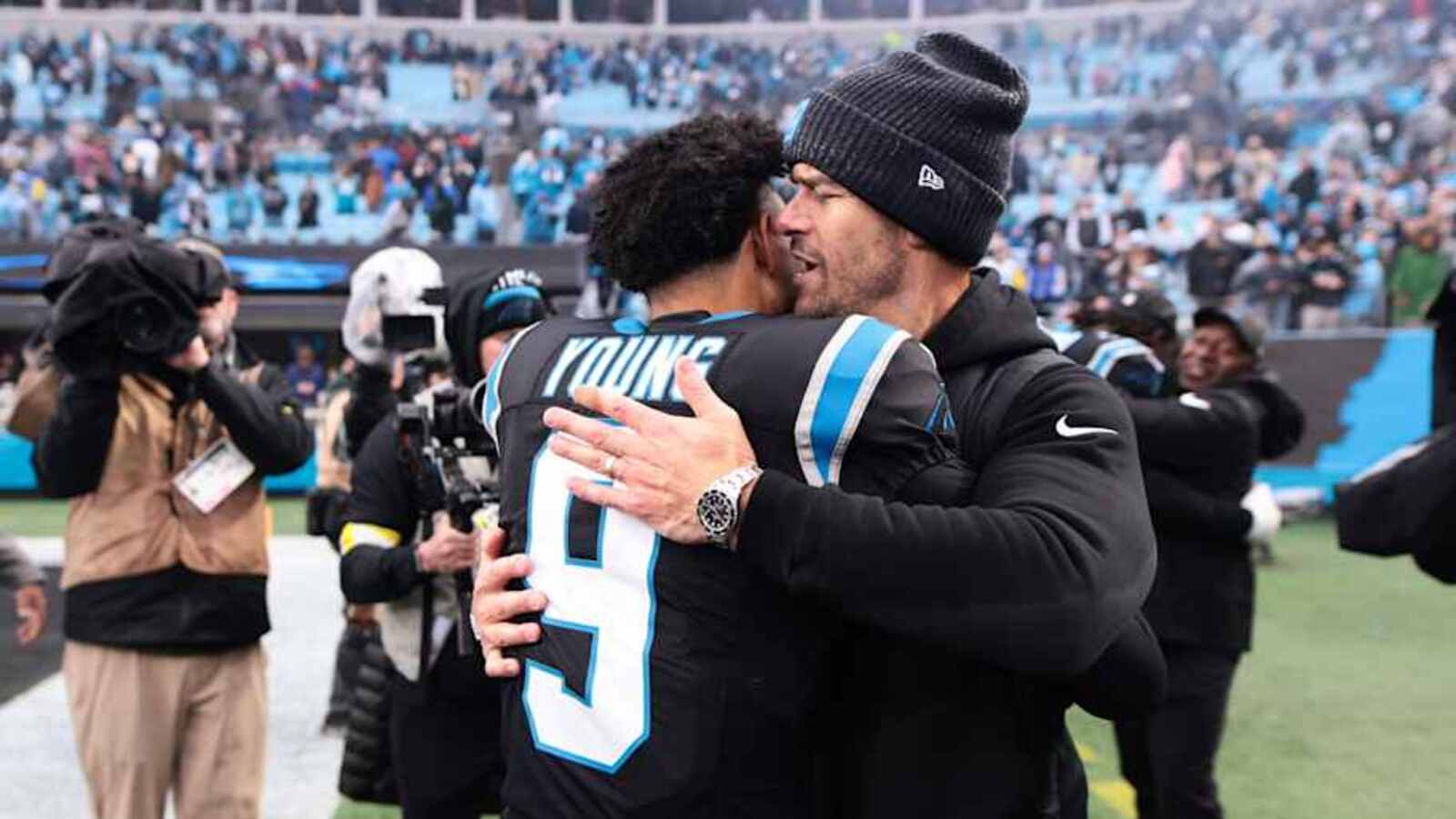 Panthers coach Dave Canales on what he appreciates most about Bryce Young's game