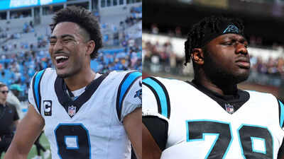 Panthers’ Ikem Ekwonu fined by NFL after defending Bryce Young following late hit by Cam Jordan in Week 15 loss
