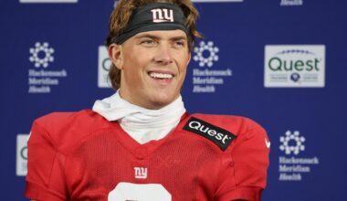 Jaxson Dart's message to veterans regarding future off the Giants