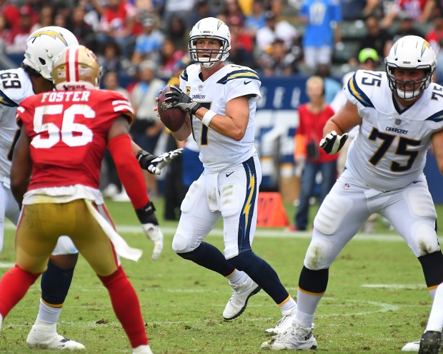Quarterback Philip Rivers #17 of the ...