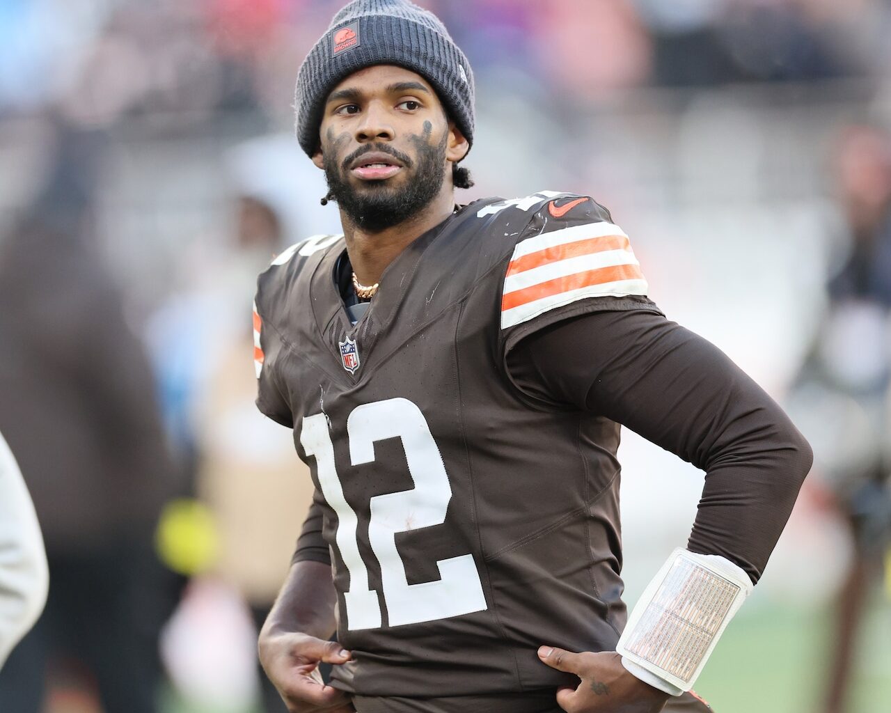 Cleveland Browns quarterback Shedeur Sanders vs. Buffalo Bills, December 21, 2025