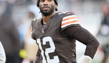Cleveland Browns quarterback Shedeur Sanders vs. Buffalo Bills, December 21, 2025