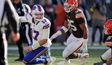 Cleveland Browns defensive end Myles Garrett vs. Buffalo Bills, December 21, 2025