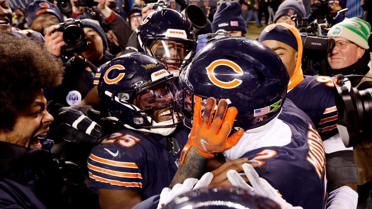 With Lions' loss, Bears clinch first playoff berth in 5 years