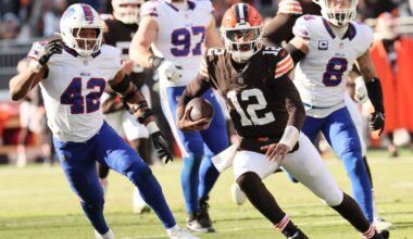 Cleveland Browns vs. Buffalo Bills, December 21, 2025