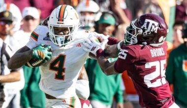 College Football Playoff: Miami RB Mark Fletcher to return for Hurricanes in 2026