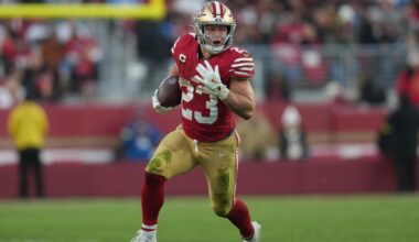 Monday Night Football NFL player props for Christian McCaffrey, Jonathan Taylor