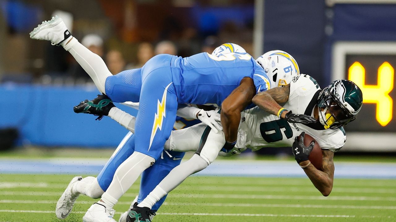 NFL upholds 2-game of Chargers' Denzel Perryman for helmet-to-helmet hit against Cowboys