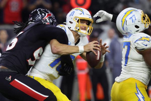 Can Justin Herbert exorcize playoff demons when Chargers host Texans?